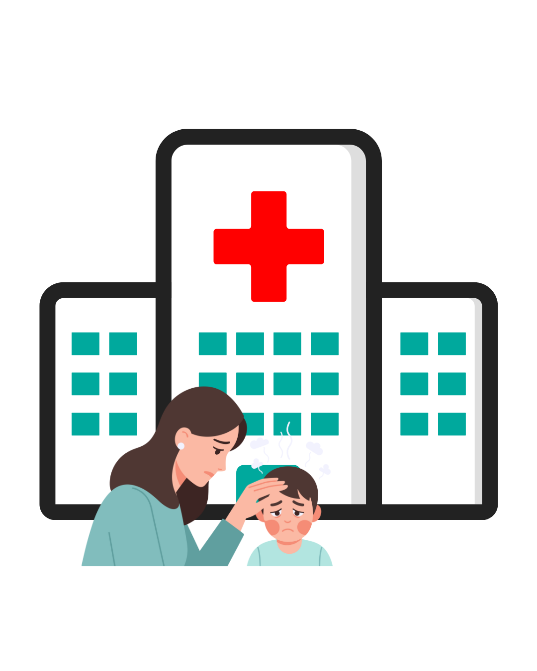 Cuando un hijo está hospitalizado: qué le pasa al hermano que se queda en casa