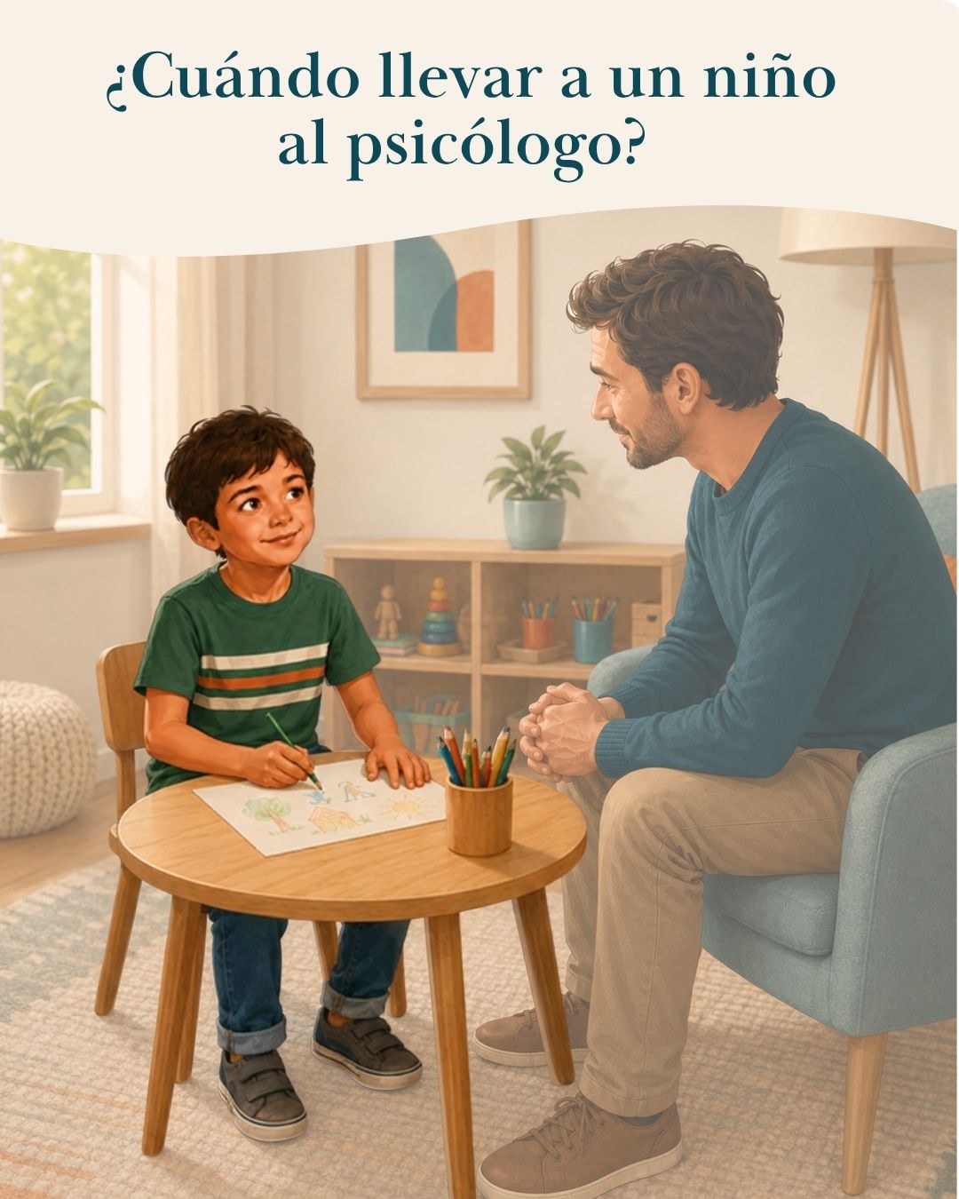 ¿Cuándo llevar a un niño al psicólogo?